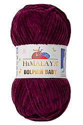 Пряжа Himalaya Dolphin Baby 80339, сливовий