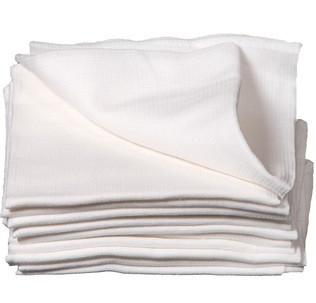 Вафельний рушник білий 100% бавовняний, 45х75 см, паковання 10 шт.