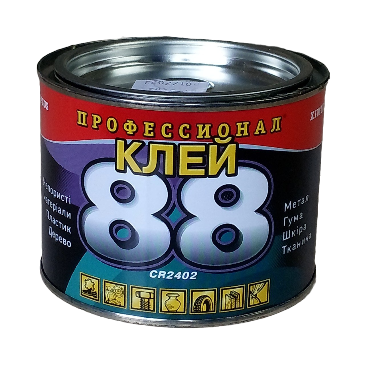 Клей в Банке 88 Водостойкий Универсальный Химик Плюс 0,54 Л (350 Г) — в ...