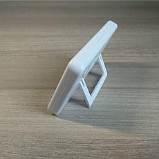 Настільний годинник YIDA TIME YD005 на батарейці з темометром та гігрометром білий, фото 3