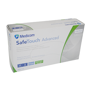 SafeTouch Advanced Slim, 100 шт, нітрилові, медичні рукавички, нестерильні, Medicom