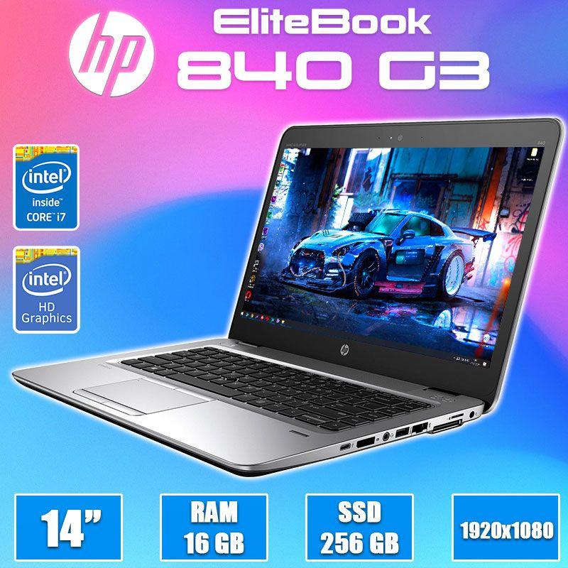 Продуктивний Ноутбук HP EliteBook 840 G3 14" i7 6600U 16GB DDR4 256GB SSD + WEB Camera у подарунок