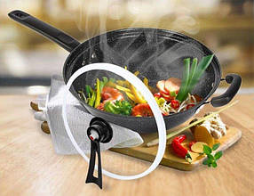 Вакуумна сковорода з нержавіючої сталі Wok 32 см