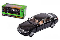 Автомодель Автопром Mercedes-Benz S 600 2015, черная, 1:32, в коробке, от 3 лет (68401)