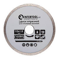 Диск отрезной алмазный со сплошной кромкой INTERTOOL CT-3001