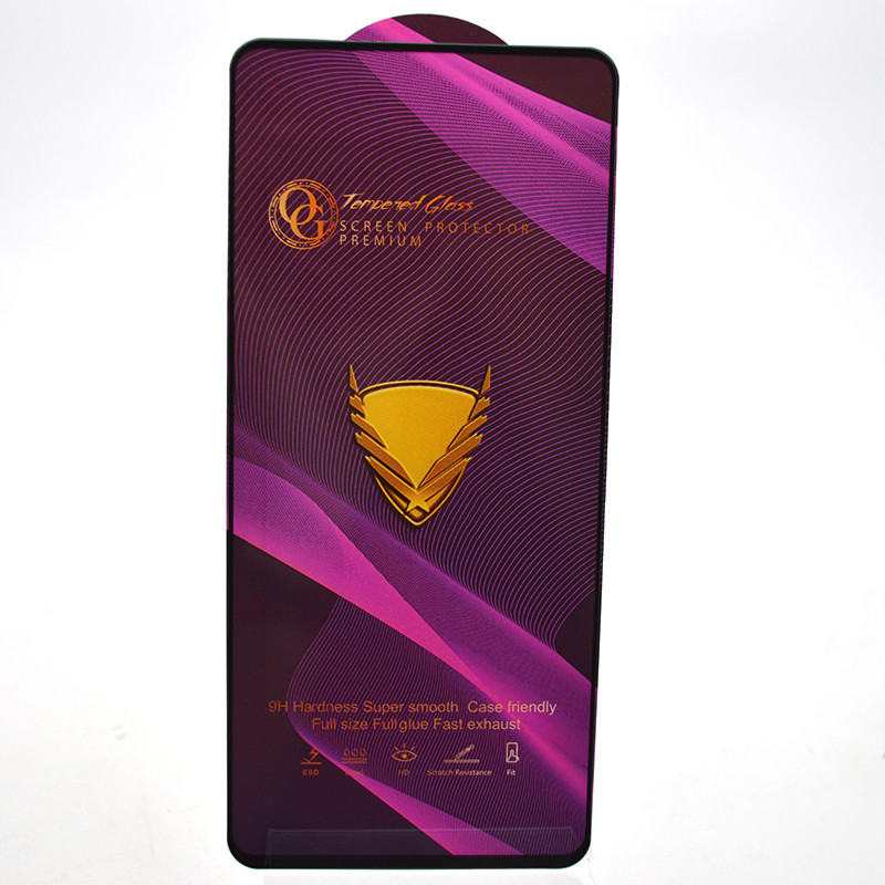 Захисне скло OG Golden Armor для Samsung M54 Galaxy M546 Black