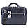 Сумка шкіряна для ноутбука15.6", MacBook 16" Tom Stone 704 Bl темно-синя, фото 3
