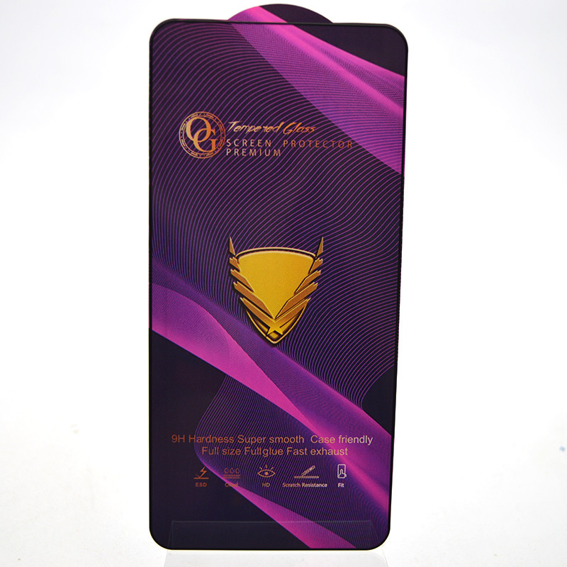 Захисне скло OG Golden Armor для Samsung S23 Plus Galaxy G916 Black