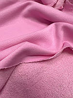 Ткань трикотаж Тринитка петля розовая, плотность 320 г/м2, Турция