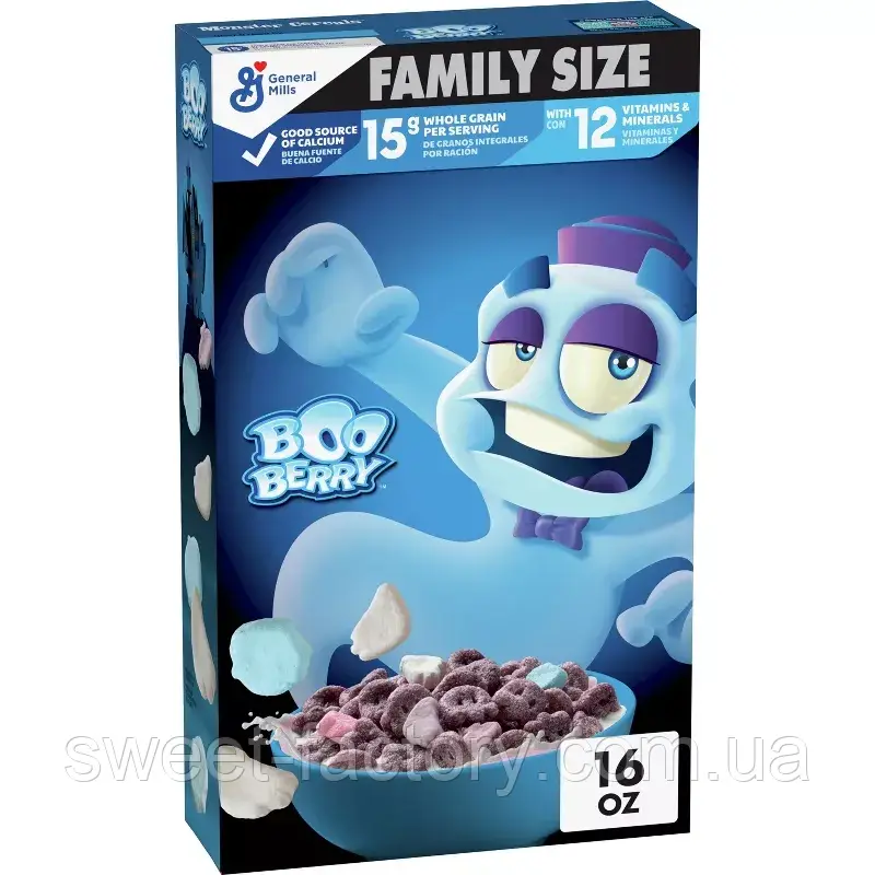 Сухі сніданки Boo Berry Monster Marshmallows 453 g, фото 1
