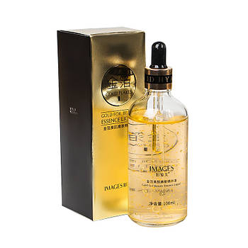 Сироватка для обличчя IMAGES Gold Flakes Gold Foil Beauty Essence Liquid 100 мл поживна