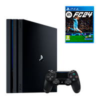 Набір Консоль Sony PlayStation 4 Pro CUH-72xx 1TB Black Б/У  + Гра EA Sports FC 24 Російська Озвучка Новий