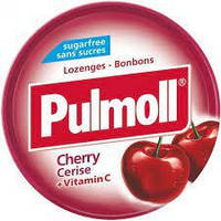 Леденцы (конфеты) Вишня + витамин С БЕЗ САХАРА Pulmoll Cherry +vitamin C 45г Германия