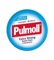Леденцы (конфеты) С витамином С БЕЗ САХАРА Pulmoll Extra Strong + vitamin C 45г Германия