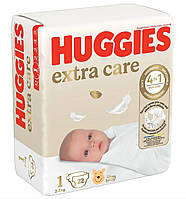 Подгузники детские Huggies Extra Care Newborn для новорожденных размер 1 (от 3 до 5 кг) 22 шт.