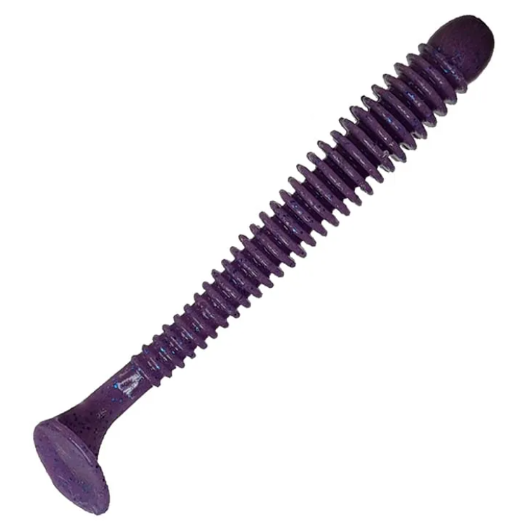 Їстівна силіконова приманка Crazy Fish Vibro worm 3.4" 12-85-99-6-F кальмар, фото 1