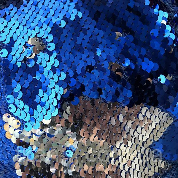 Пайетка Двостороння Електрик Срібло, фото 1