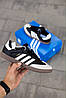 Чоловічі Кросівки Adidas Samba Triple Layer Black White / Адідас Самба Трипл Лейер Чорні з Білим, фото 9