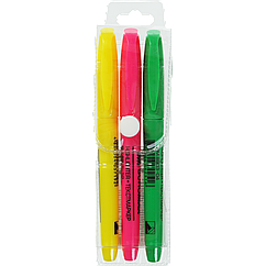 Набір з 3х текст-маркерів JOBMAX, 2-4 мм, круглі BM.8903-93