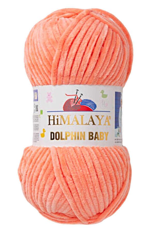 Пряжа Himalaya Dolphin Baby 80355, яркий персик