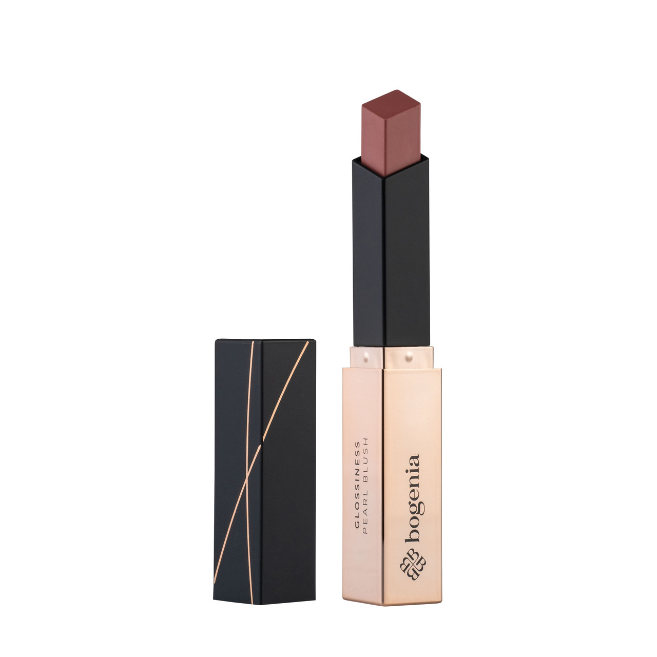 BG700 Гелева помада для губ Bogenia Glossiness Gel Lipstick 002 Pearl Blush