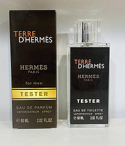 Тестер 60ml для чоловіків Hermes Terre d'Hermes
