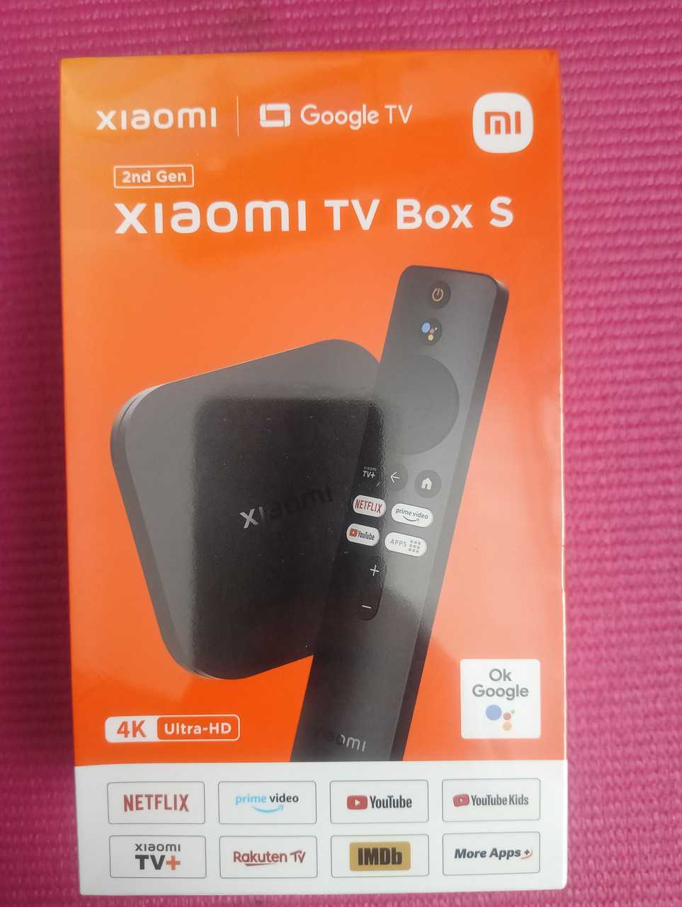 TV приставка Xiaomi Mi Box S 4K 2nd Gen (MDZ-28-AA) Global version - фото 1 - id-p1974713685