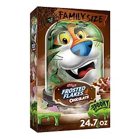 Сухі сніданки Kelloggs Chocolate Frosted Flakes Spooky Marshmallows 700 g