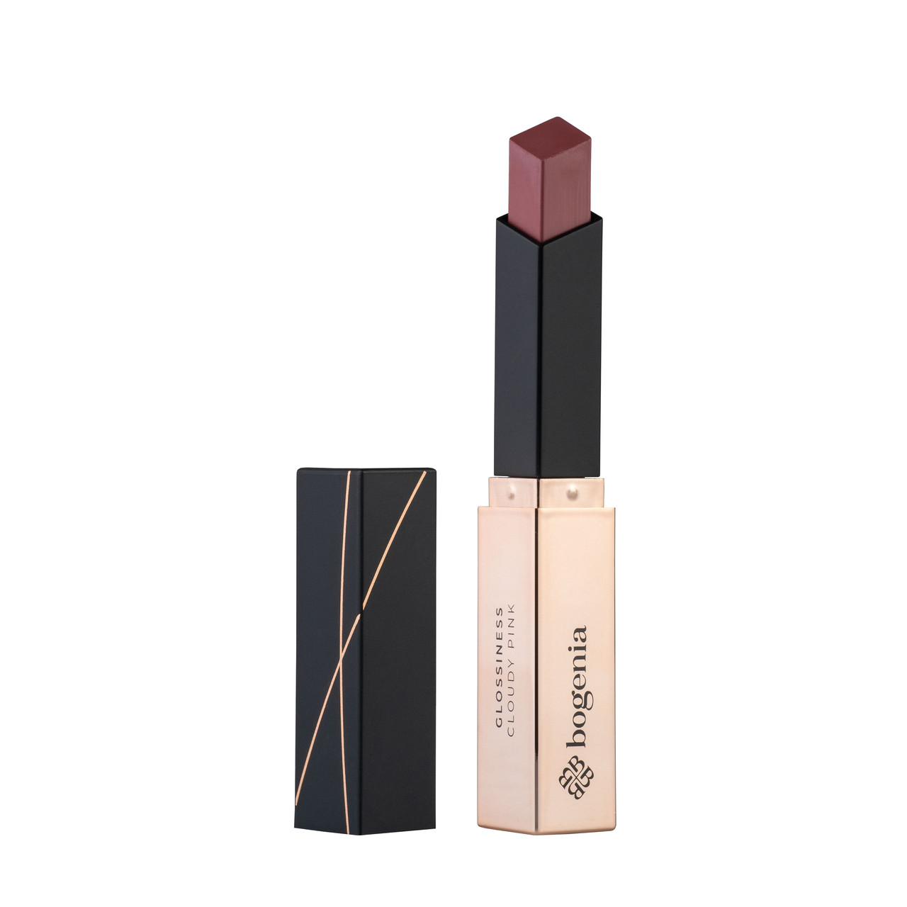BG700 Гелева помада для губ Bogenia Glossiness Gel Lipstick  007 Cloudy Pink