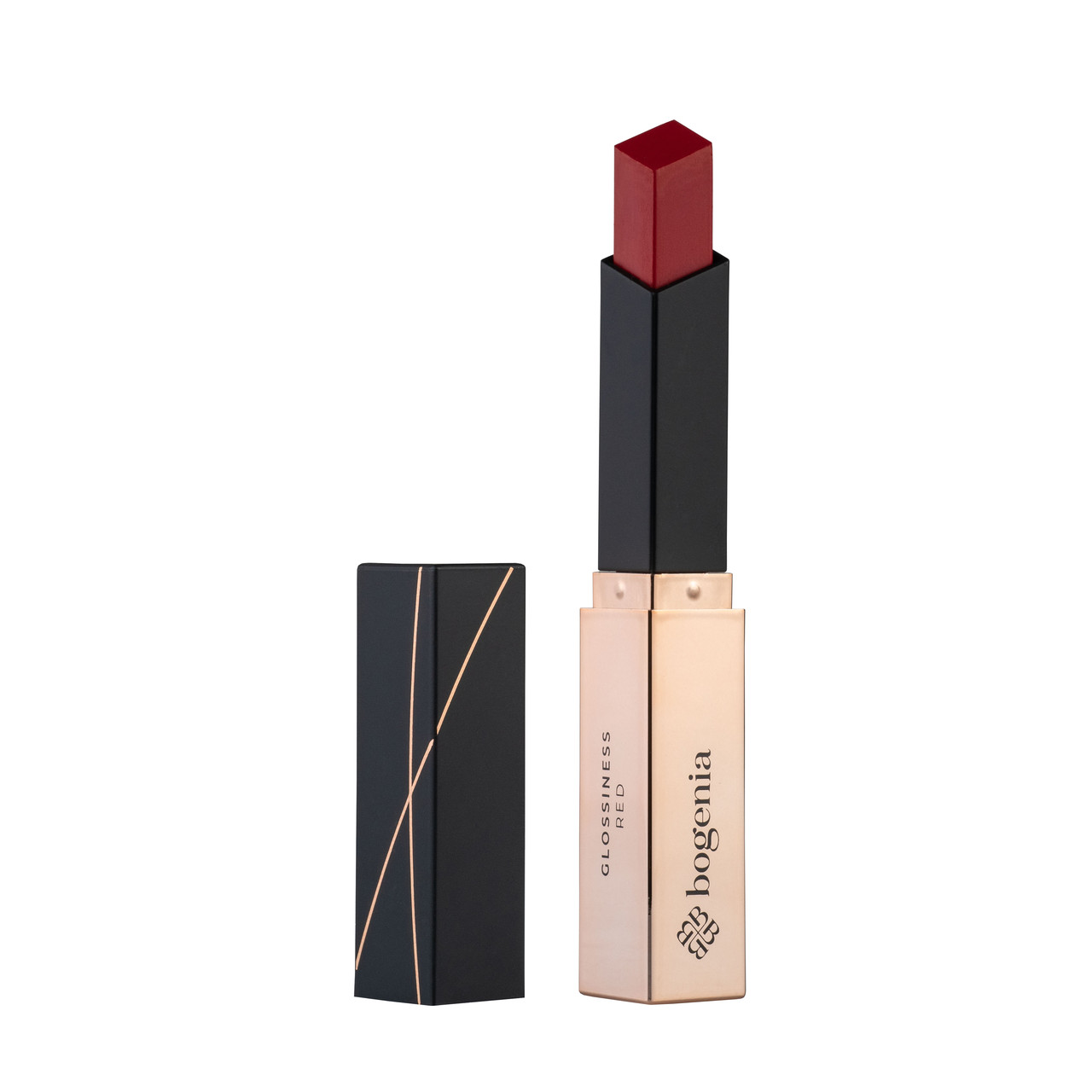 BG700 Гелева помада для губ Bogenia Glossiness Gel Lipstick 012 Red