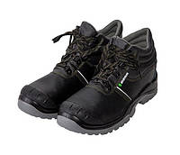 Ботинки Boston защитные, р. 40 кожа, стальной подносок, 4-х шовные соединения, маслобензостойкие.