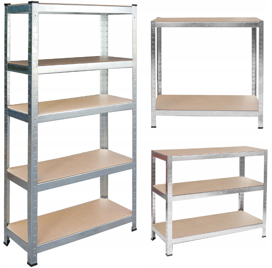 Високий офісний стелаж Humberg 180x90x30 см з 5 регульованими полицями (4843)