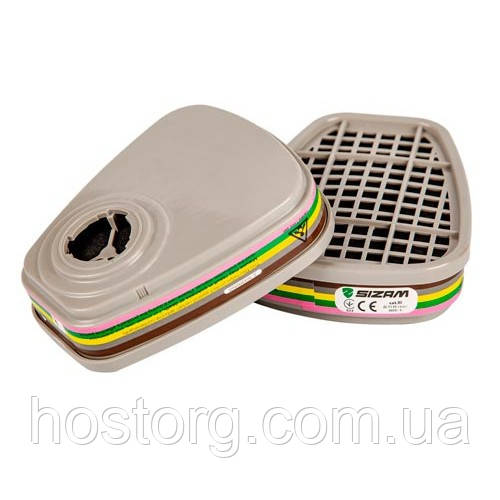 Фільтр-трапеція SIZAM для напівмаски PROFILTR 6059 ABEK1