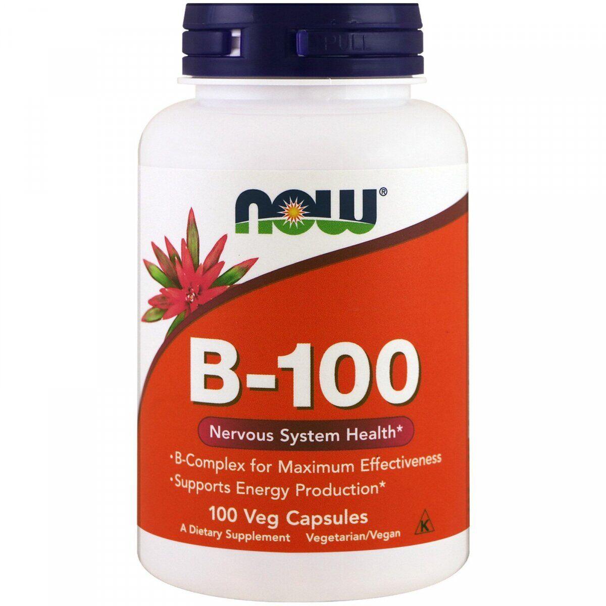 Комплекс вітаміну В NOW Vitamin B 100 100 tabl