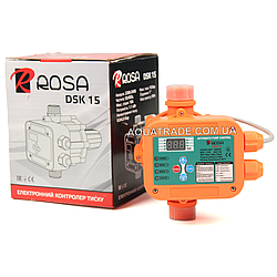 Електронна автоматика для насоса Rosa DSK-15 із сухим ходом і регулюванням тиску