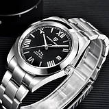 Механічний з автопідзаводом годинник для дайвінгу Pagani Design PD-1691 Silver-Black, фото 4