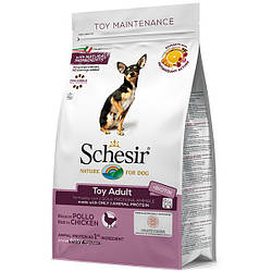 Schesir (Шезір) Dog Toy Adult Chicken сухий монопротеїновий корм для собак міні порід з куркою 0.8 кг