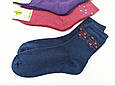 Жіночі термо шкарпетки махрові Житомир Люкс квітковий ланцюжок 36-40 мікс кольорів 12 пар/уп, фото 3
