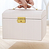 Ювелірна скринька шкатулка кейс для прикрас 17,5х13,8х13,5 Біла, фото 6