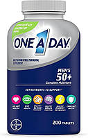 Вітаміни для чоловіків Bayer One A Day Men's 50+, США 200 таблеток