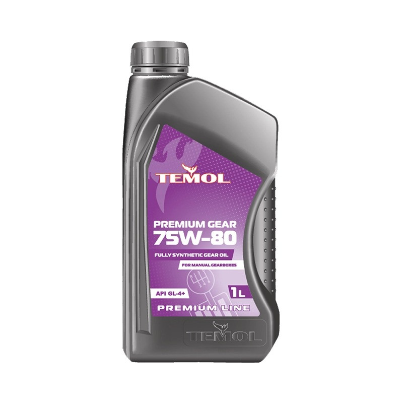 Temol Premium Gear 75W-80 1л Синтетична трансмісійна олива API GL-4+