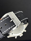 Гібридні (Кварц + механіка) годинник із сапфіровим склом Pagani Design PD-1703 Silver-Black, фото 4