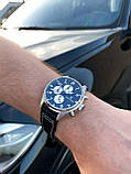 Гібридні (Кварц + механіка) годинник із сапфіровим склом Pagani Design PD-1703 Silver-Black, фото 9