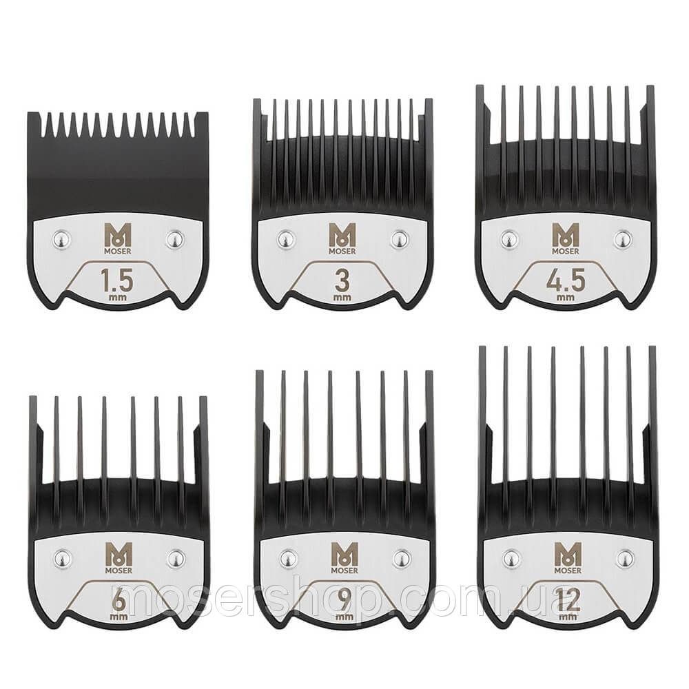 Набір магнітних насадок Moser Magnetic Premium 1801-7000 із підставкою