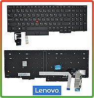 Клавиатура для ноутбука LENOVO ThinkPad E580, L580, L590, T590 (ru, black)