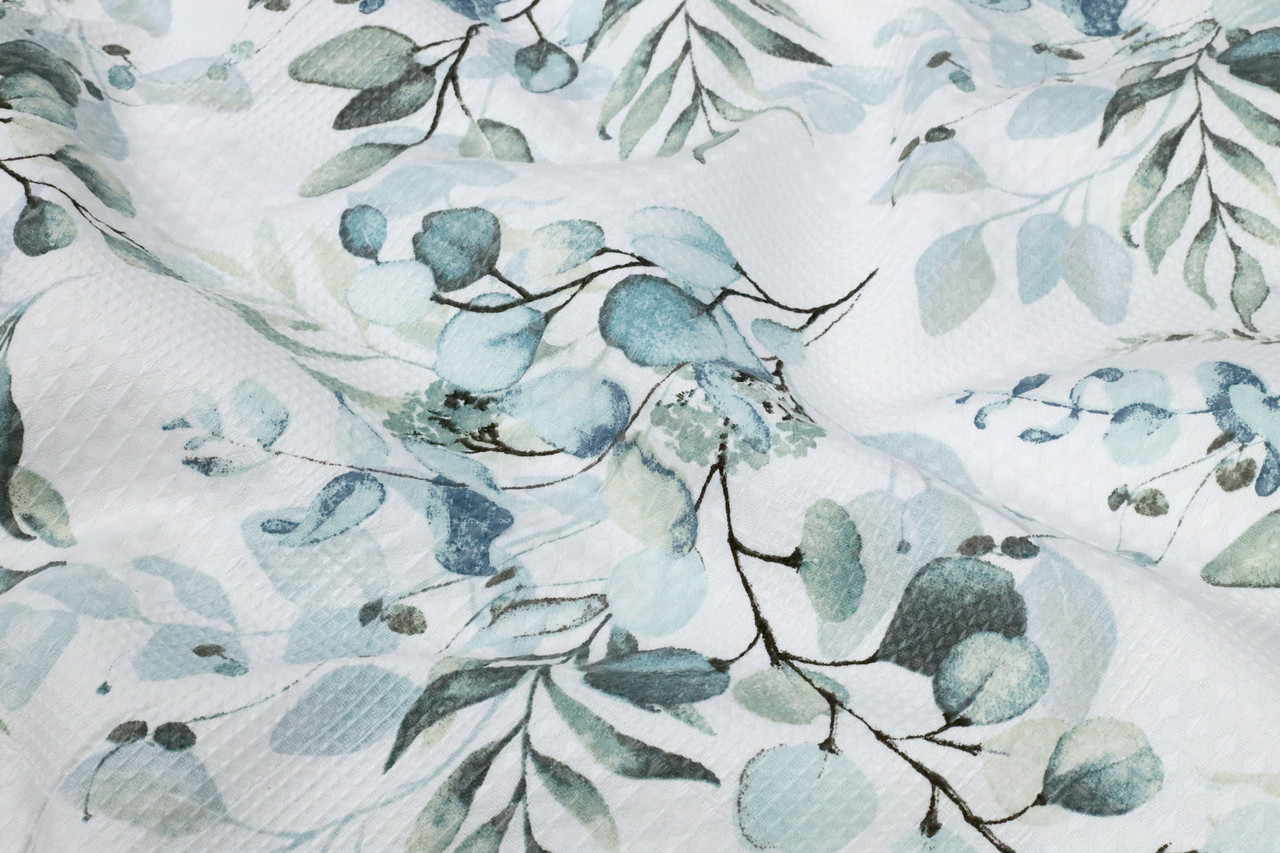 Вафелька для полотенець 230 см Гілочки евкаліпта