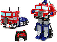 Трансформер Оптимус Прайм 34 см на Пульте Transformers Optimus Prime Converting RC Jada Toys 33521