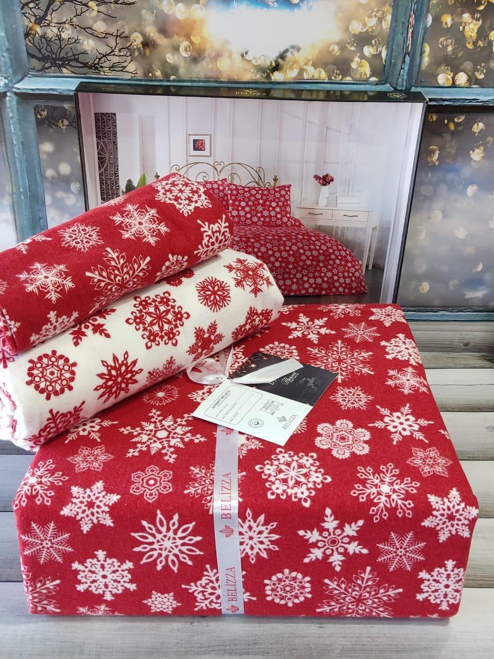 Байкова постільна білизна фланель полуторний розмір Belizza Home 020, фото 1