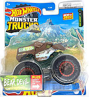 Машинка Хот Вилс Монстр Трак Monster Trucks Bear Devil Hot Wheels HCP39