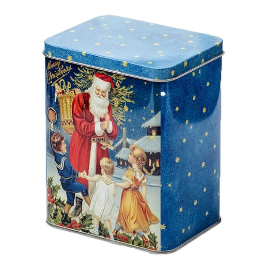 Солодкий новорічний подарунок №42 в металевій коробочці, 700 г. замовлення від 10 шт.